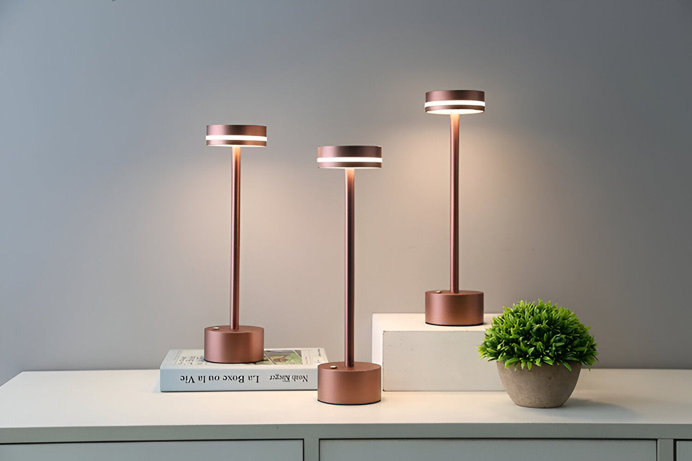 Mantle Touch - Lampada da tavolo portatile e ricaricabile - Luce dimmerabile