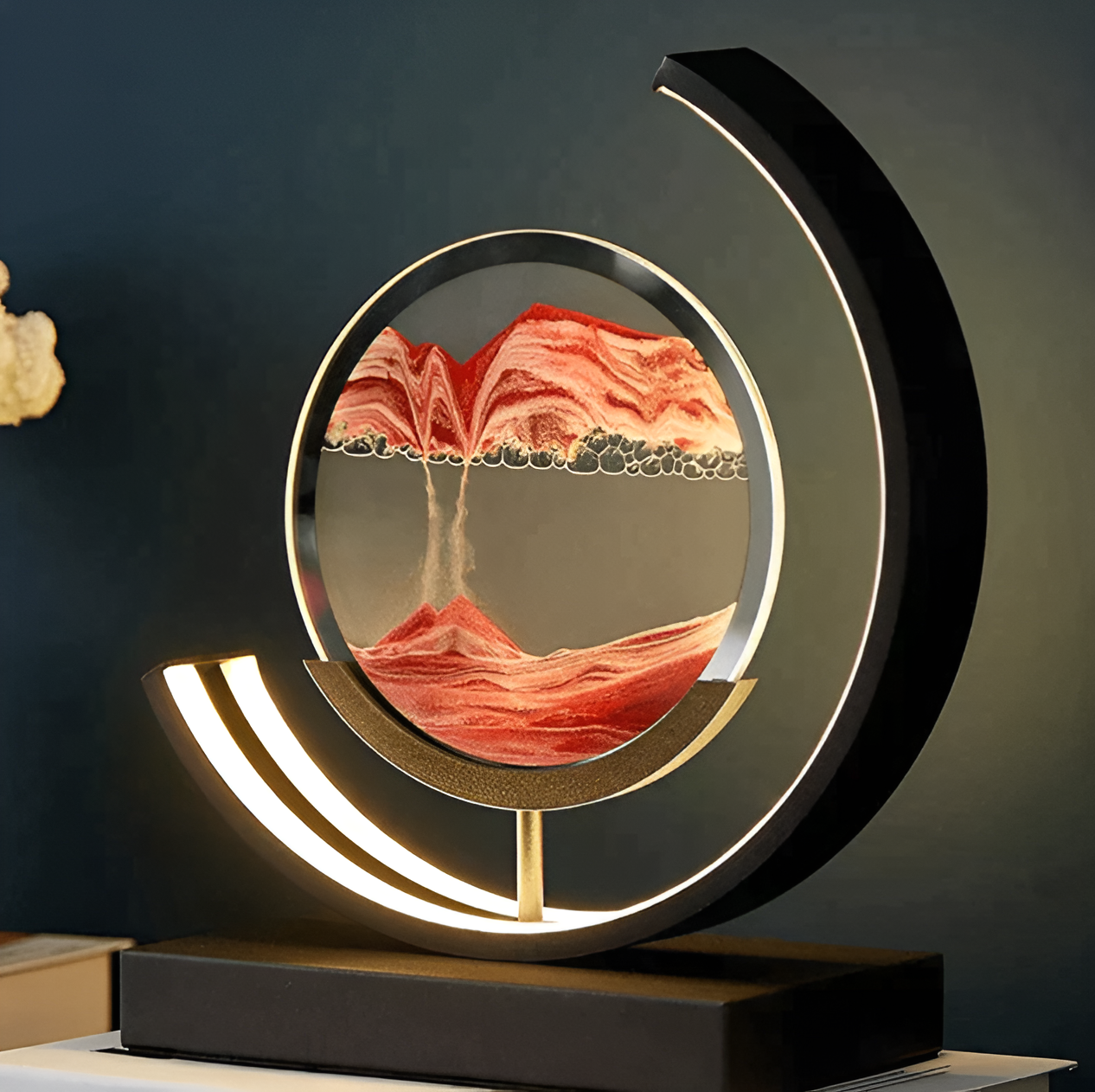Sand Glow - Lampe à sable avec télécommande et fonctions variables