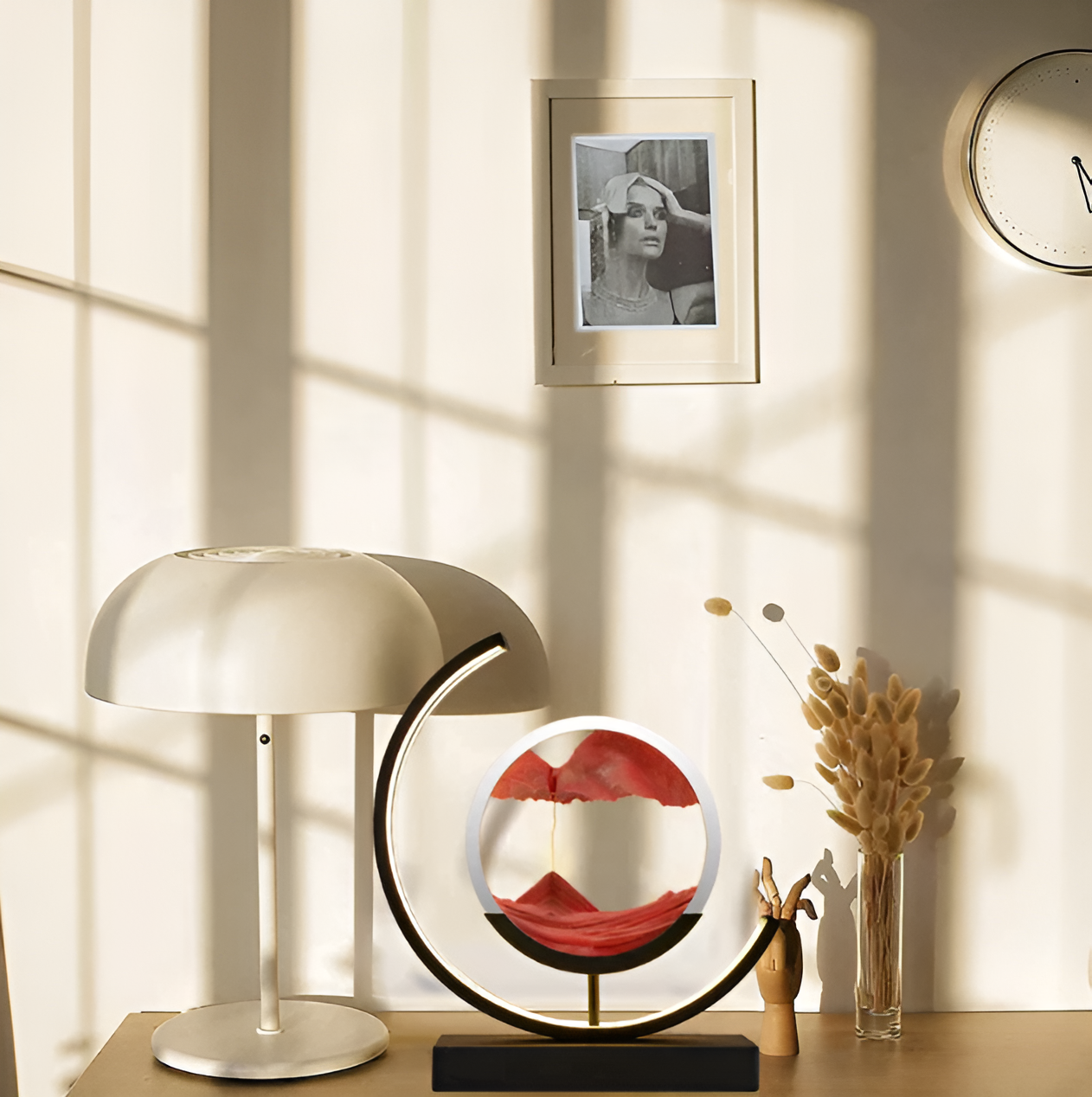 Sand Glow - Lampe à sable avec télécommande et fonctions variables