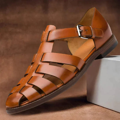 Hubert - Sandalias de cuero de verano para hombre