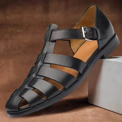 Hubert - Sandalias de cuero de verano para hombre