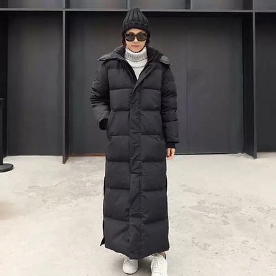 Abrigo de invierno para mujer elegante y resistente al viento.