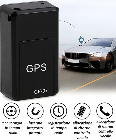 Mini localizzatore GPS magnetico - Portata mondiale