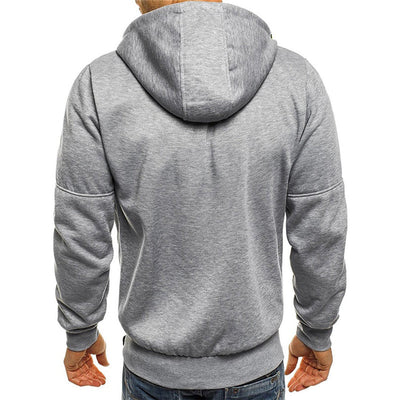 Jacks - Camisa ligera de verano con cremallera y capucha para hombres