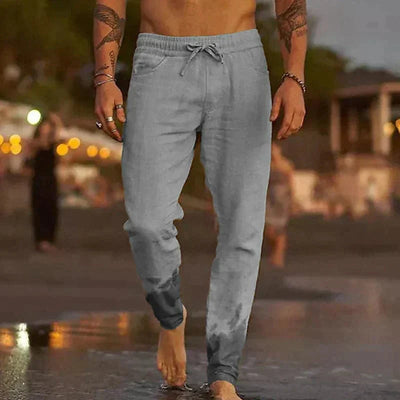 PANTALONES CASUALES DE LINO LUCIAN 