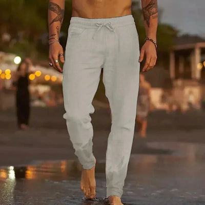 LUCIAN | PANTALONES CASUALES DE LINO