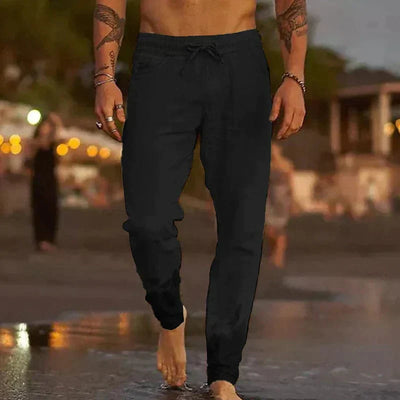 PANTALONES CASUALES DE LINO LUCIAN 