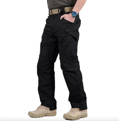 Pantaloni tattici da uomo con tasche e vita regolabile