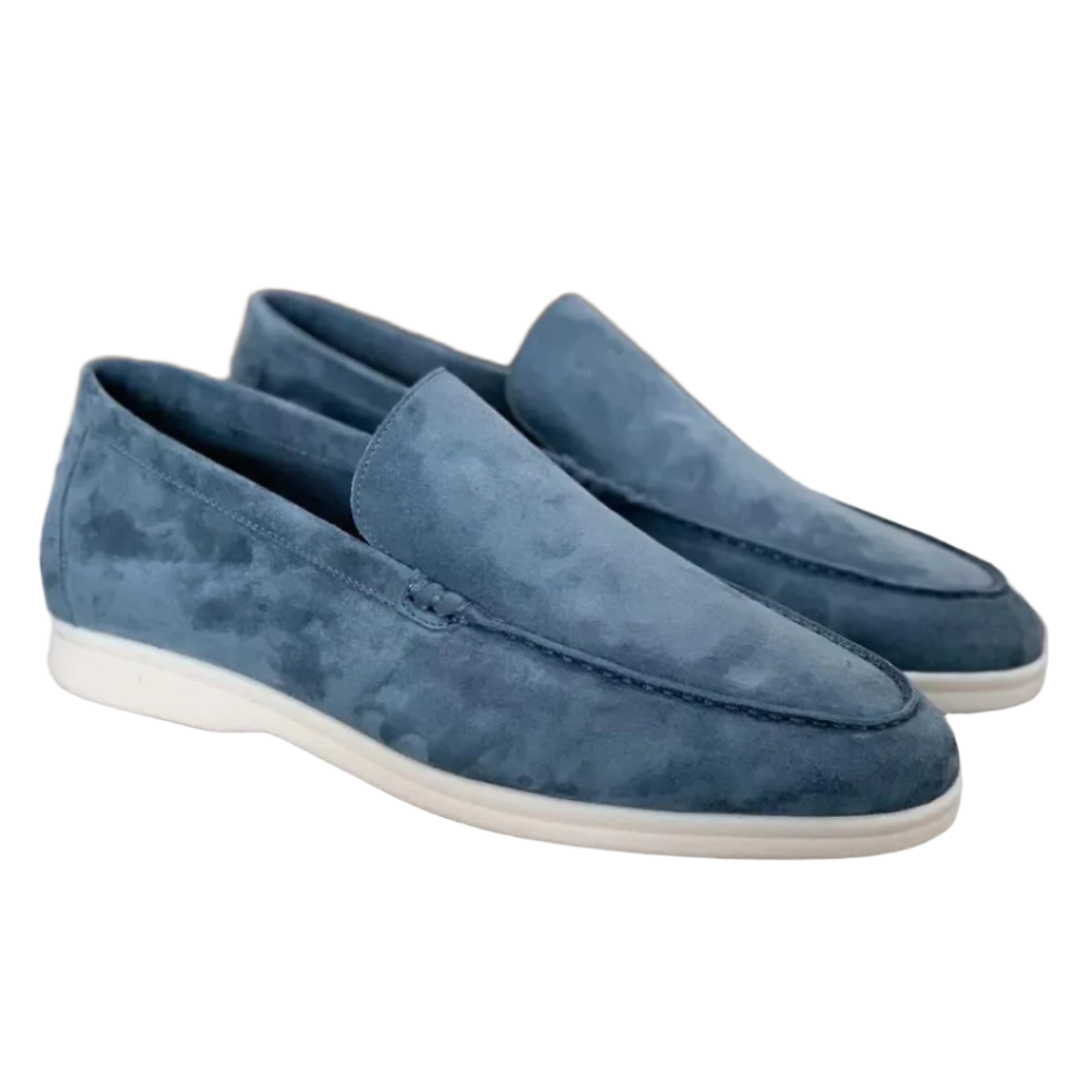 Mocasines de ante para hombre con acabado mate 