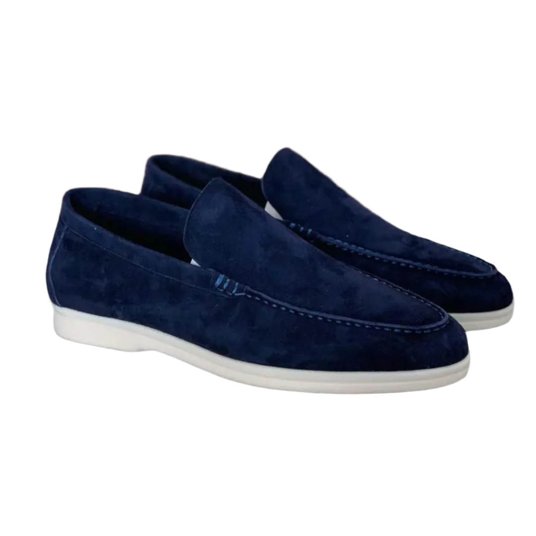 Mocasines de ante para hombre con acabado mate 