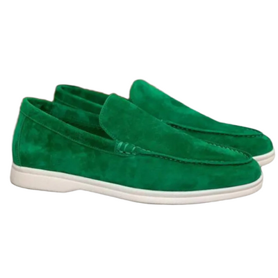 Mocasines de ante para hombre con acabado mate 