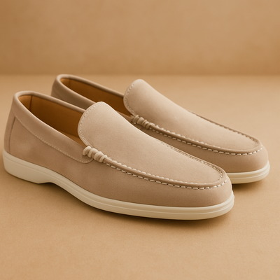Mocasines de ante para hombre con acabado mate 