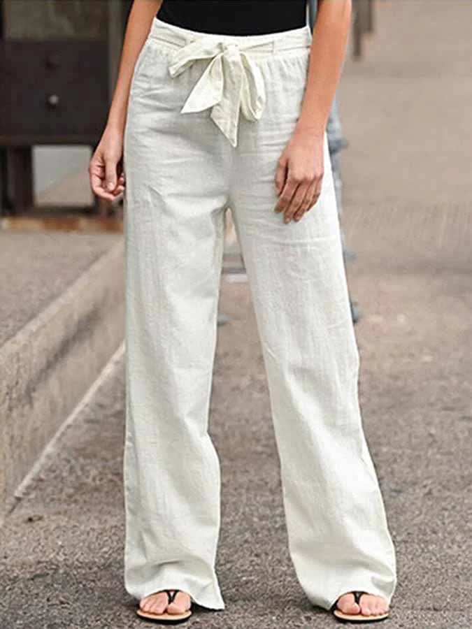 Karina - Pantalon en lin aéré 