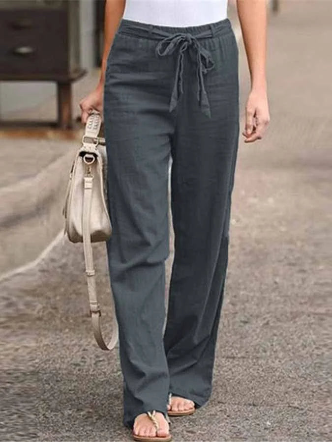 Karina - Pantalon en lin aéré 