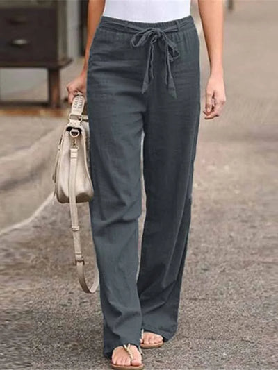 Karina - Pantalon en lin aéré 