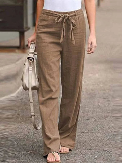 Karina - Pantalon en lin aéré 