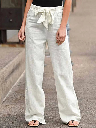 Karina - Pantalon en lin aéré 