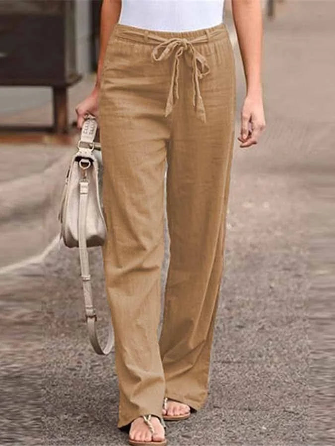 Karina - Pantalon en lin aéré 