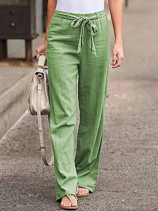 Karina - Pantalon en lin aéré 