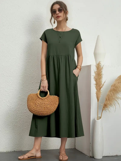 Emberly - Vestido casual y cómodo para mujer