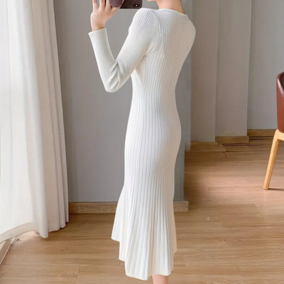 ARWENA - Elegante vestido de punto para mujer