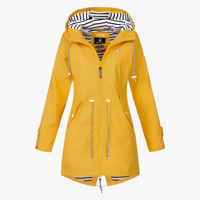 Beatrice | Parka impermeabile - Vestibilità regolabile con cappuccio foderato a righe