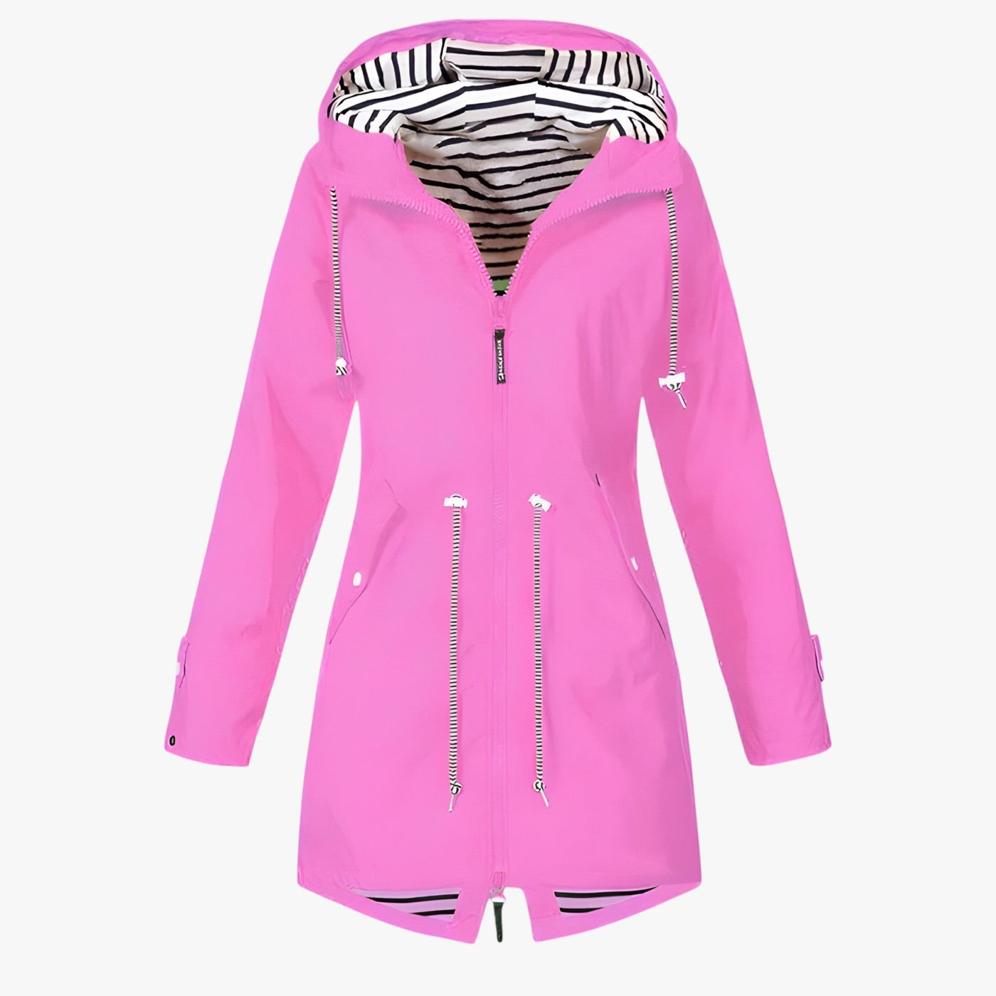 Beatrice | Parka impermeabile - Vestibilità regolabile con cappuccio foderato a righe