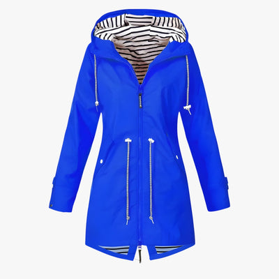 Beatrice | Parka impermeabile - Vestibilità regolabile con cappuccio foderato a righe