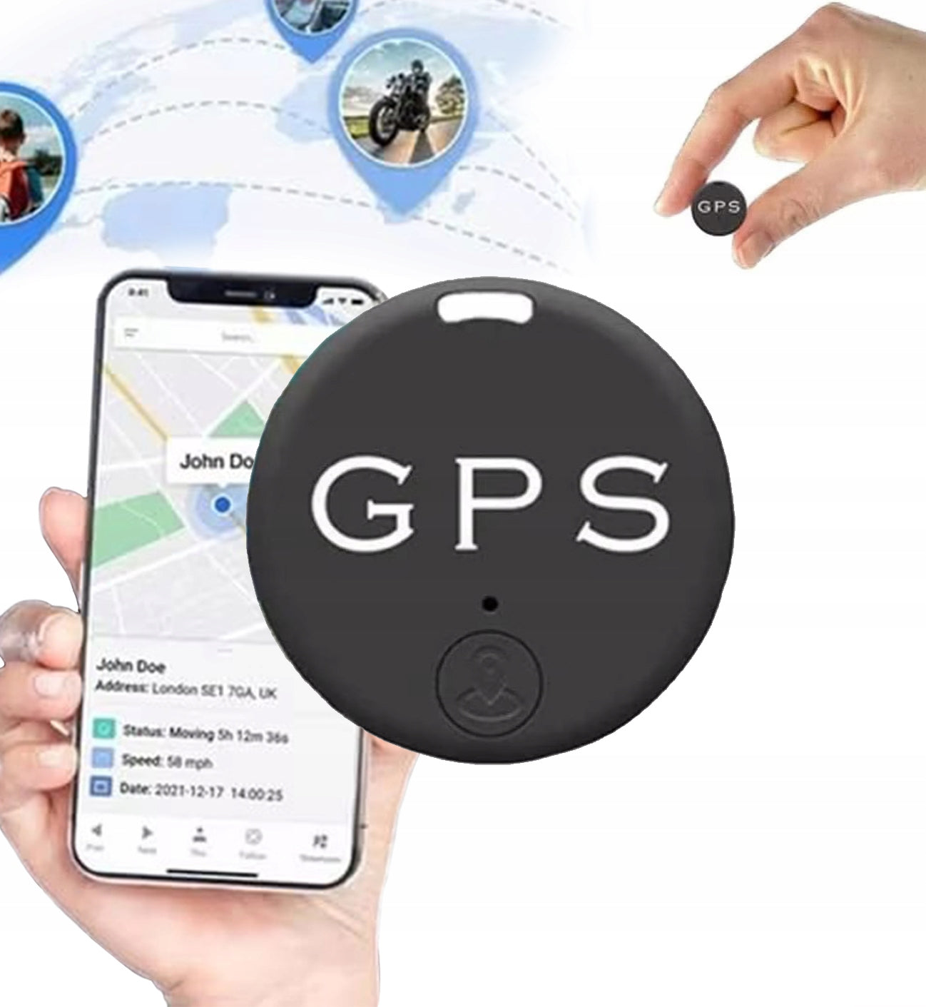 GPS Tracker Mini Dispositivo magnetico in tempo reale