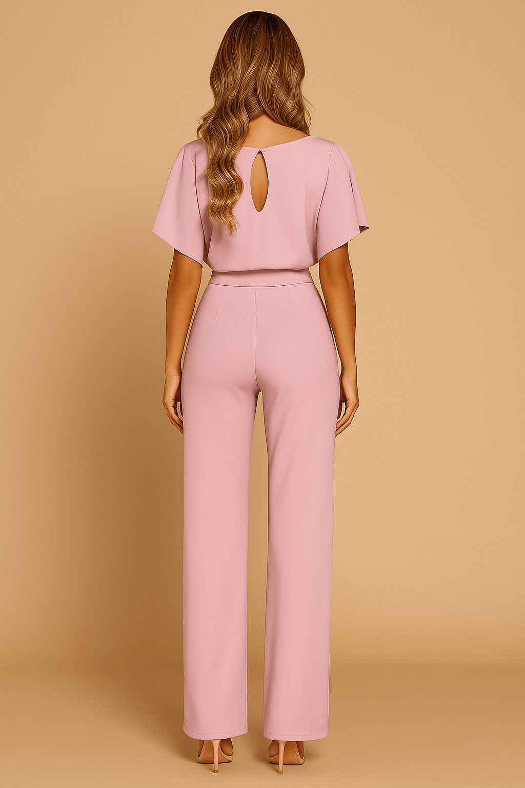 Mira - Elegante mono de mujer con cinturón anudado