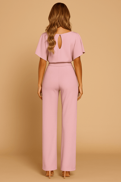 Mira - Elegante mono de mujer con cinturón anudado