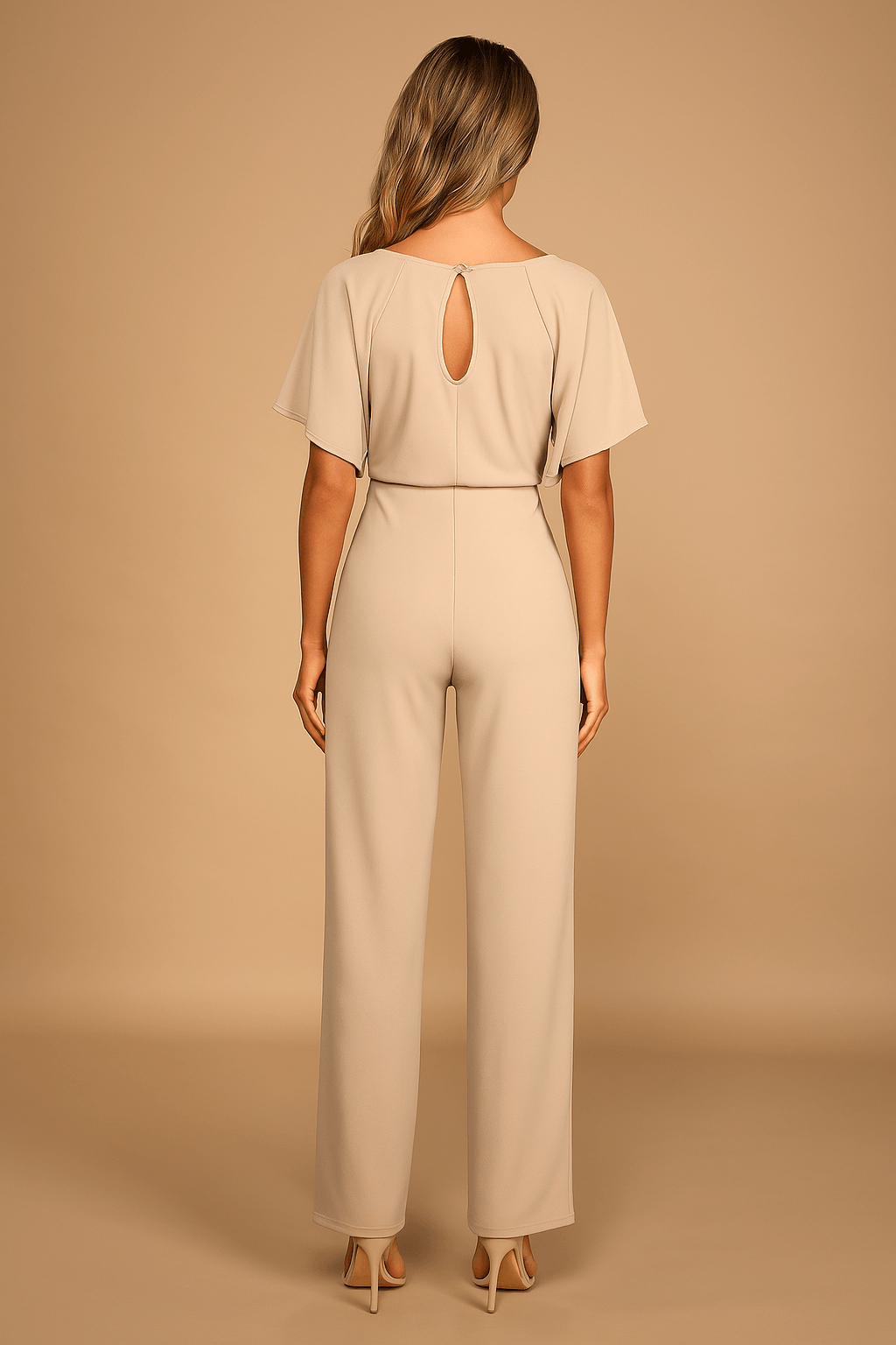 Mira - Elegante mono de mujer con cinturón anudado