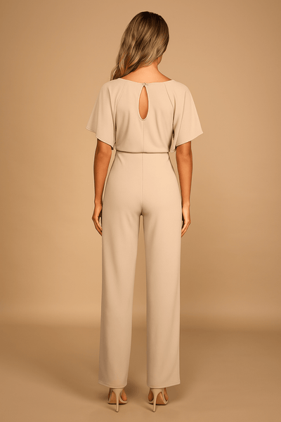 Mira - Elegante mono de mujer con cinturón anudado