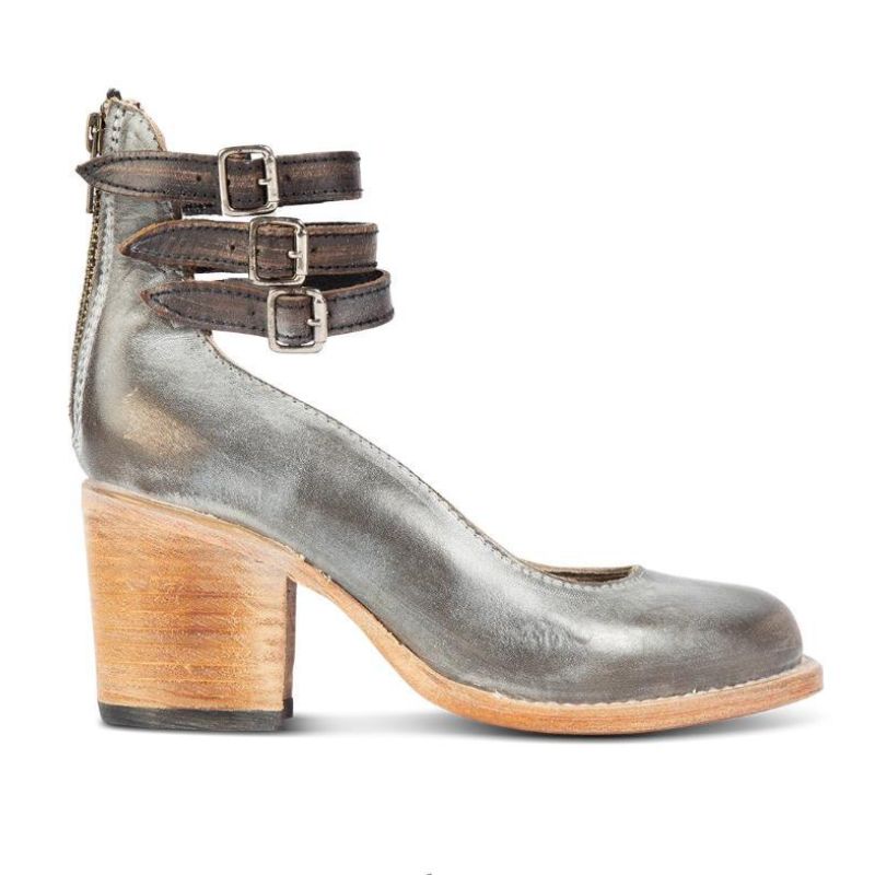 Zapatos de tacón con tiras en el tobillo de moda - Neda 