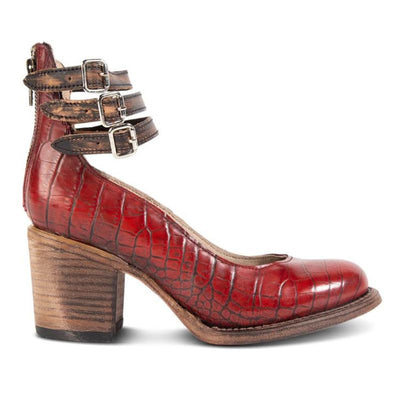 Zapatos de tacón con tiras en el tobillo de moda - Neda 