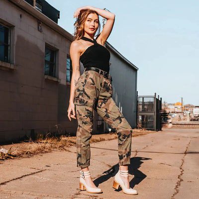 Zapatos de tacón con tiras en el tobillo de moda - Neda 