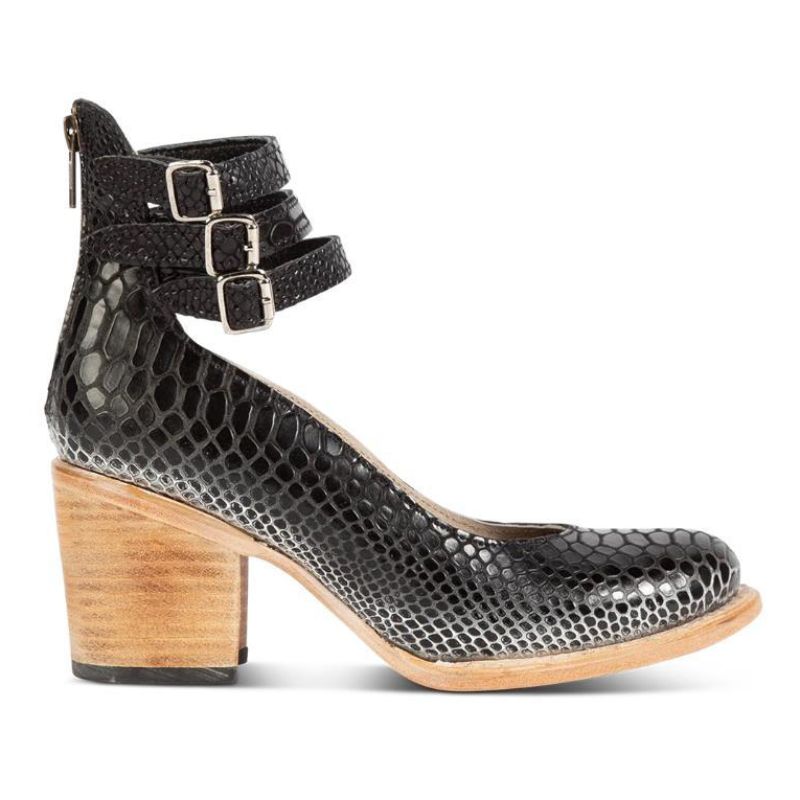 Zapatos de tacón con tiras en el tobillo de moda - Neda 
