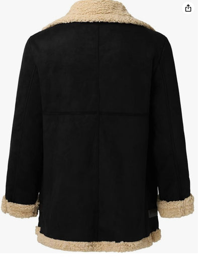 Chaqueta de hombre con solapa y cremallera. 