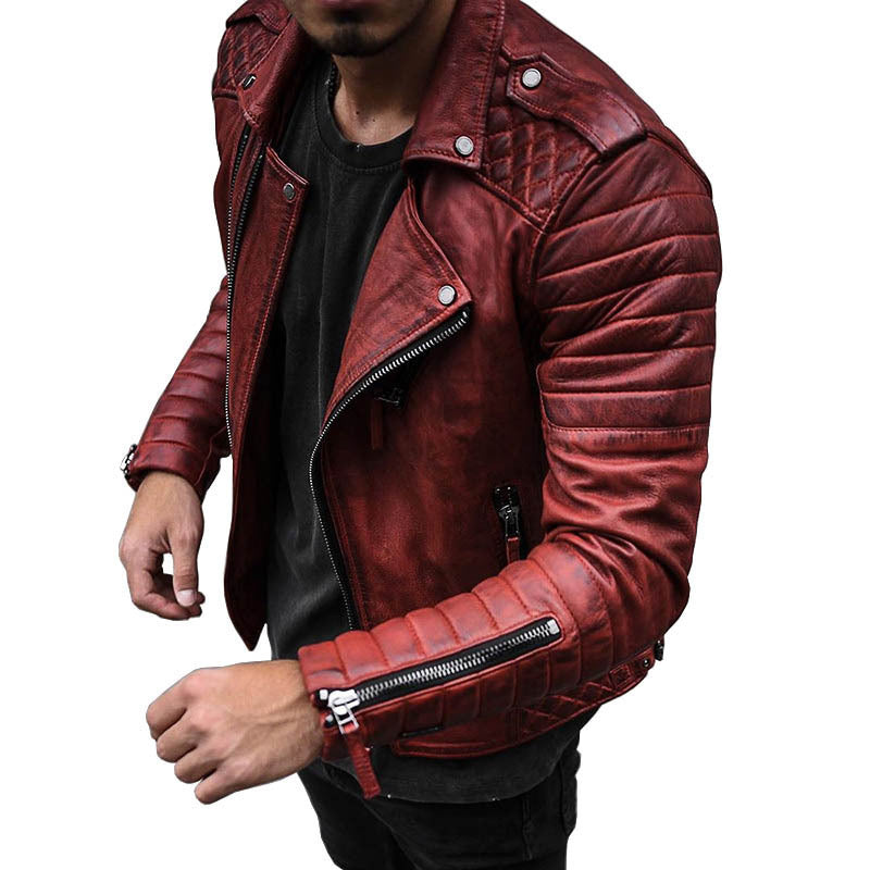 Giacca slim fit da uomo con zip
