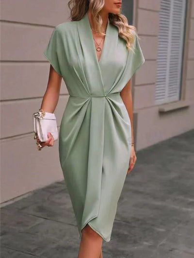 Serena - Vestido midi cruzado