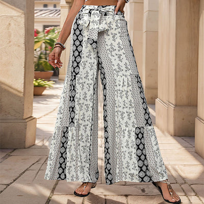 Elodia | Pantalon large taille haute