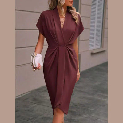 Serena - Vestido midi cruzado