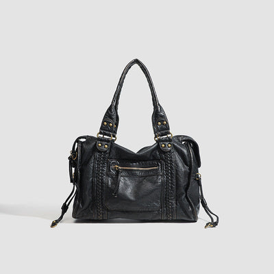 Raquel - Sac à main pour l'école avec bandoulière en cuir rigide