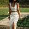 Faysa | Jupe midi taille haute coupe slim