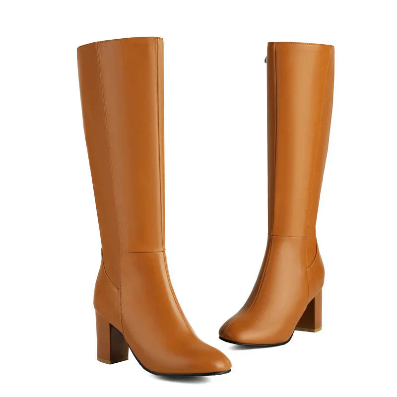 Botas de mujer altas cómodas con talón