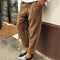 Pantalones casuales de canalé para hombre - Oeste