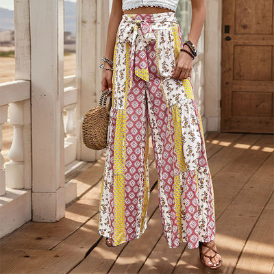 Elodia | Pantalon large taille haute