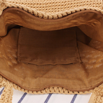 Levoire | Bolso de paja lisa