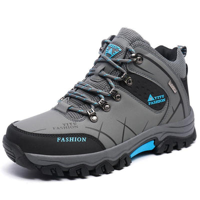 Zapatillas de cuero impermeables para hombre