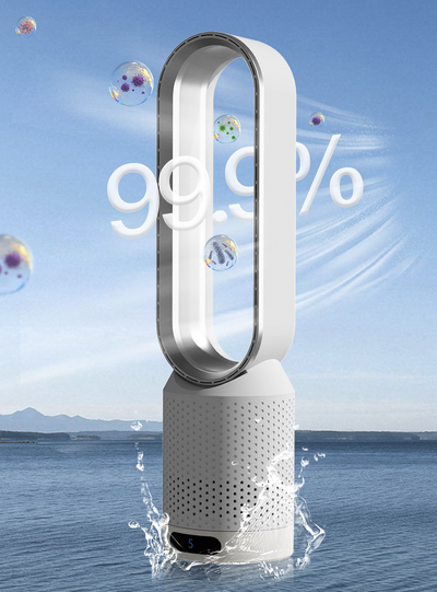 AirPure Raffreddatore d'aria 3-in-1, purificatore d'aria UV e ionizzatore